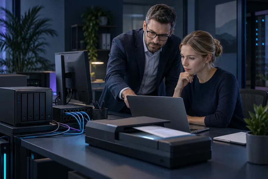 Bestehende Software, Geräte und Schnittstellen werden gemeinsam betrachtet.